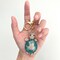 Wrapables Crystal Bling Key Chain Keyring Car Purse Handbag Pendant Charm, Blue Sea Turtle